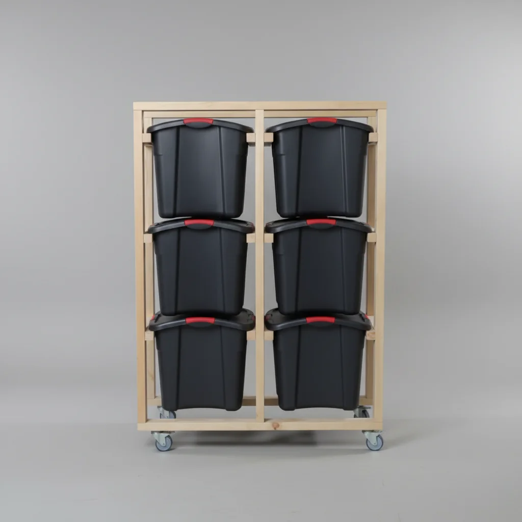 Two Column Tote Rack